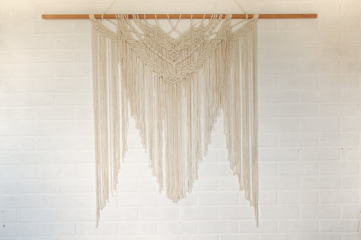 DIY Mini Macrame Wall Hanging Decor Tutorial