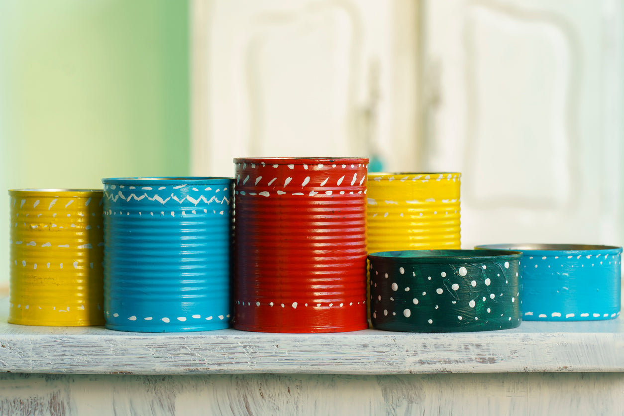 How To Make Recycled Tin Can Candle Holders