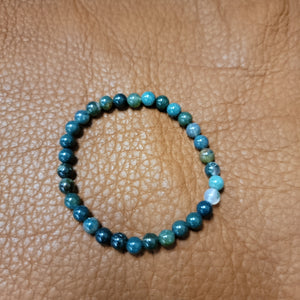 Ocean Grass Agate Bracelet 6mm Bracelet