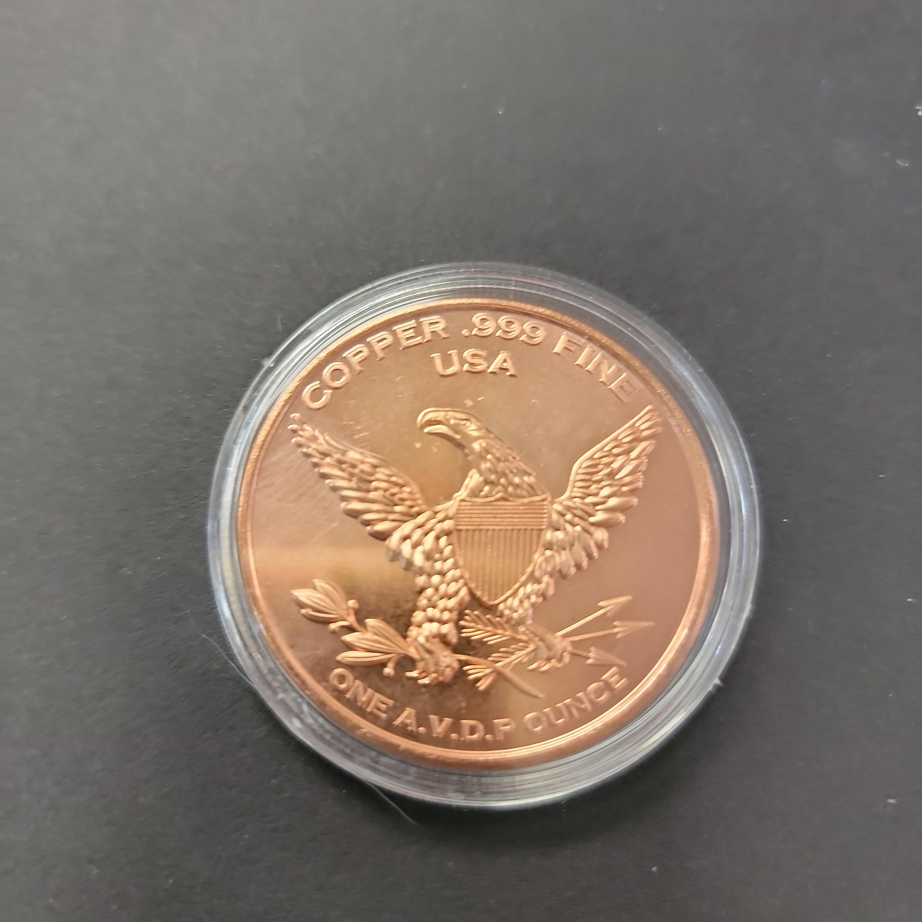 Copper Coin Franklin .999 copper