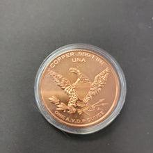 Copper Coin Franklin .999 copper