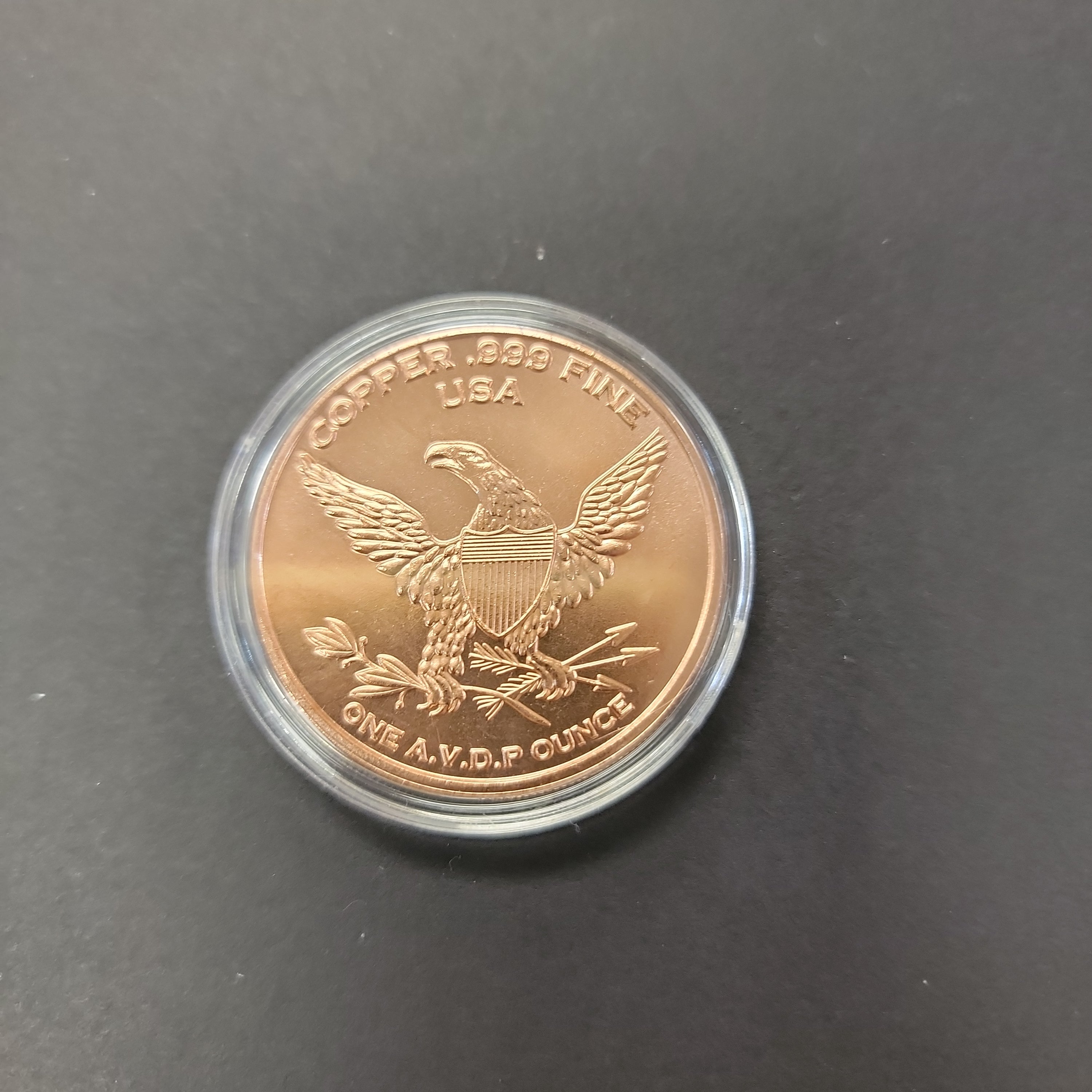 Copper Coin Bison .999 copper