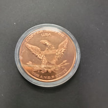 Copper Coin Don't Tread on Me  .999 copper