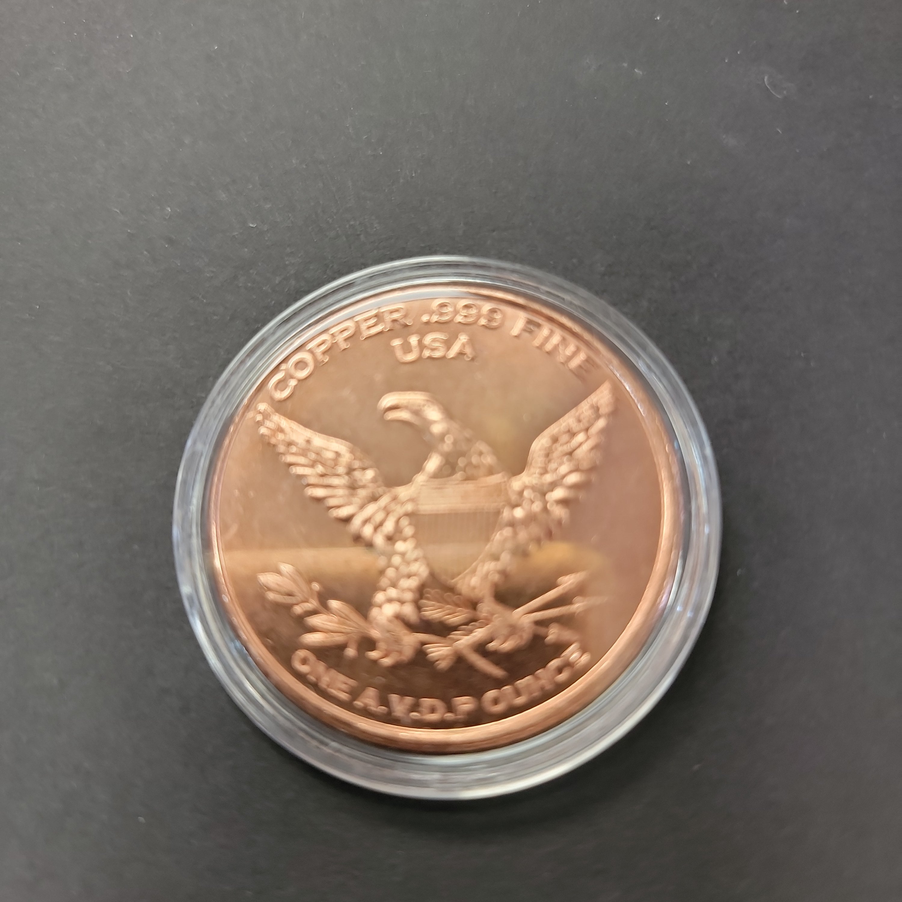 Copper Coin Cave Lion .999 copper