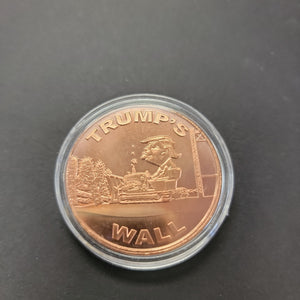 Copper Coin Trumps Wall .999 copper