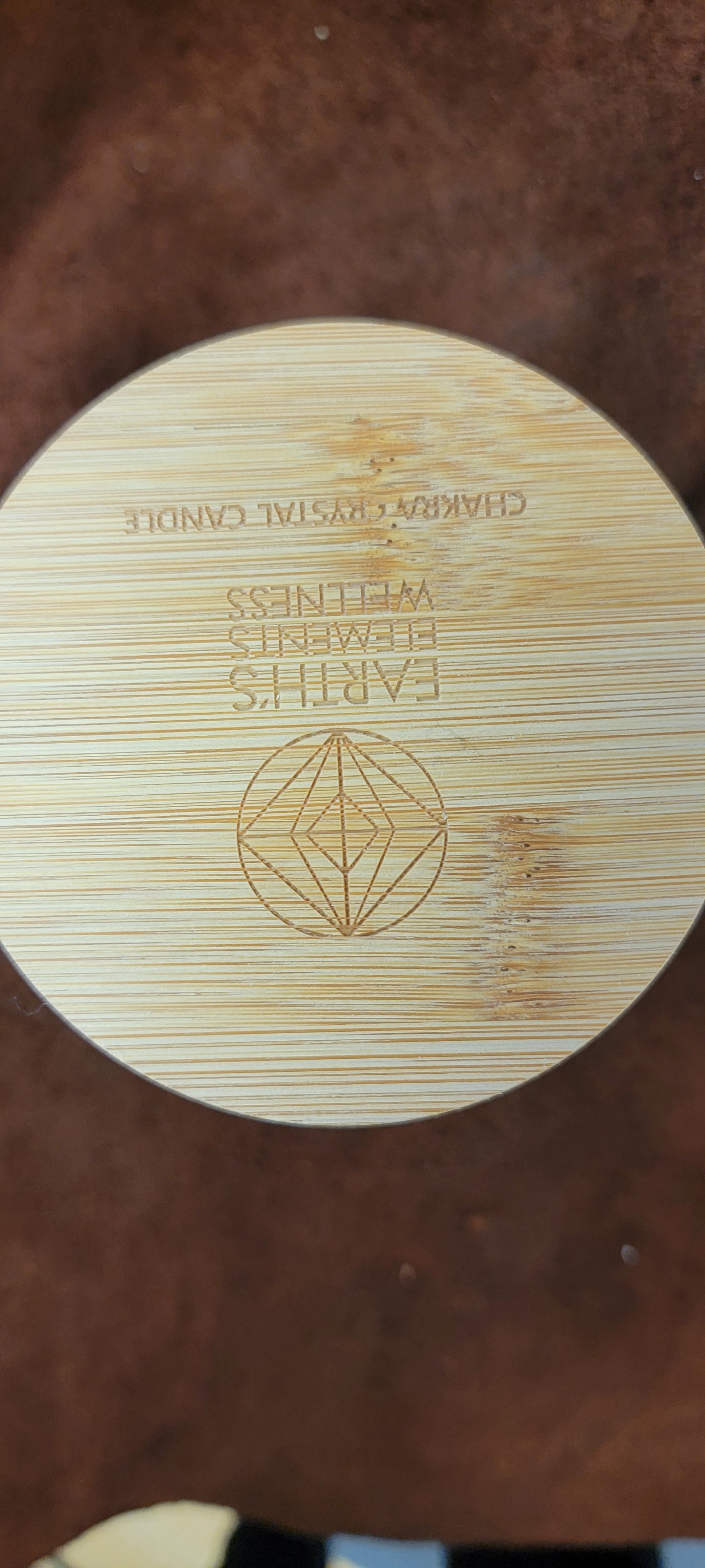 Earth Elements Wellness Chakra Crystal Candle