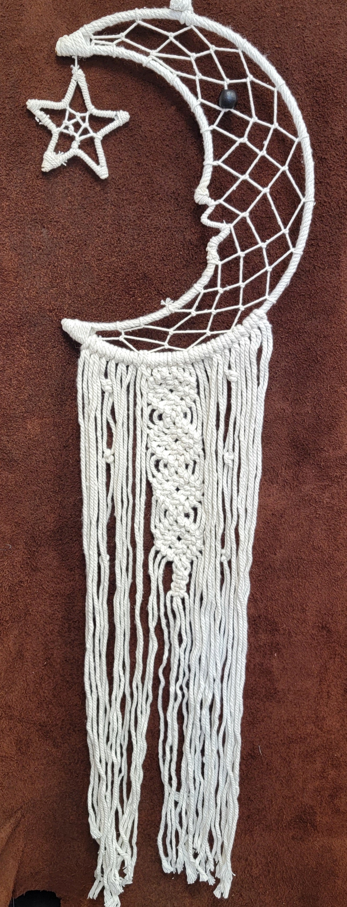 Moon Macrame Dream Catcher
