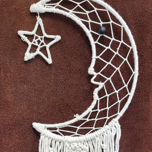 Moon Macrame Dream Catcher