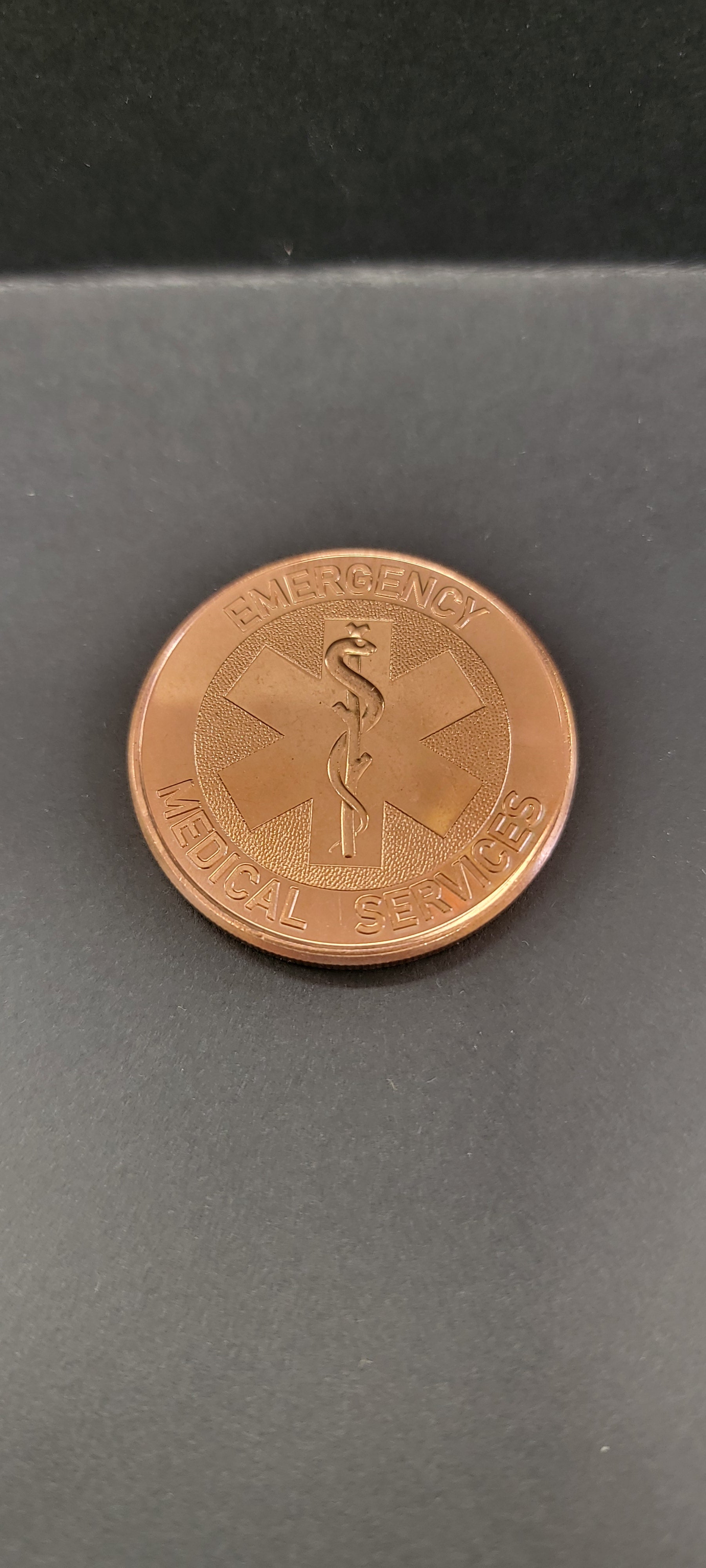 Copper Coin Emergency Medical Service .999 copper