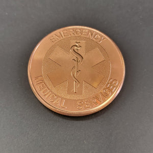 Copper Coin Emergency Medical Service .999 copper