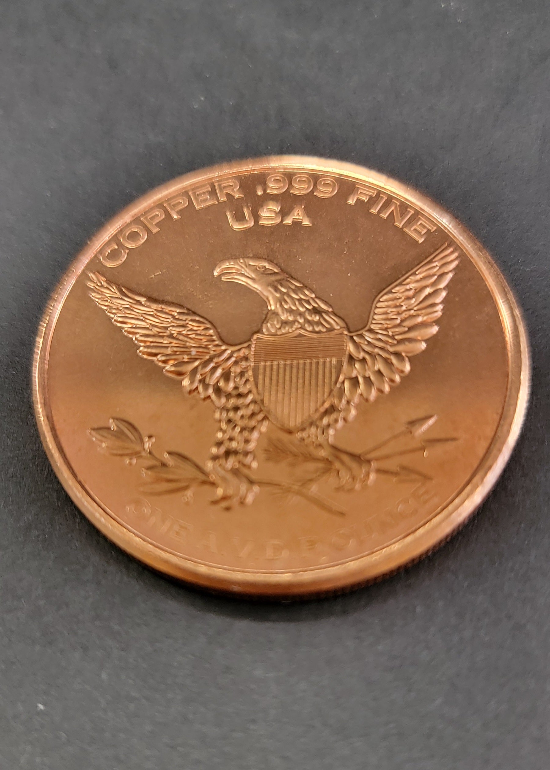 Copper Coin Moose .999 copper