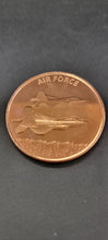 Copper Coin AirForce F-22 .999 copper