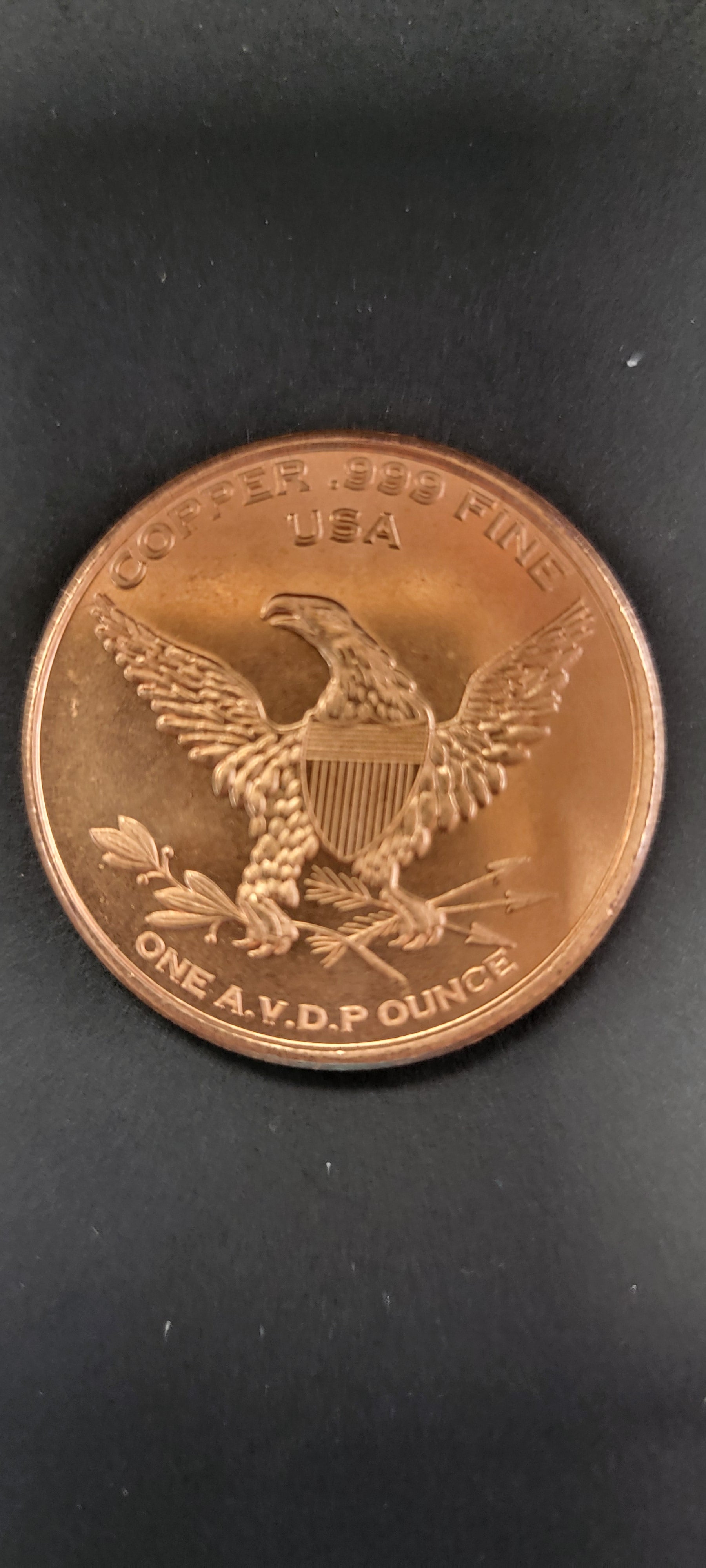 Copper Coin AirForce F-22 .999 copper