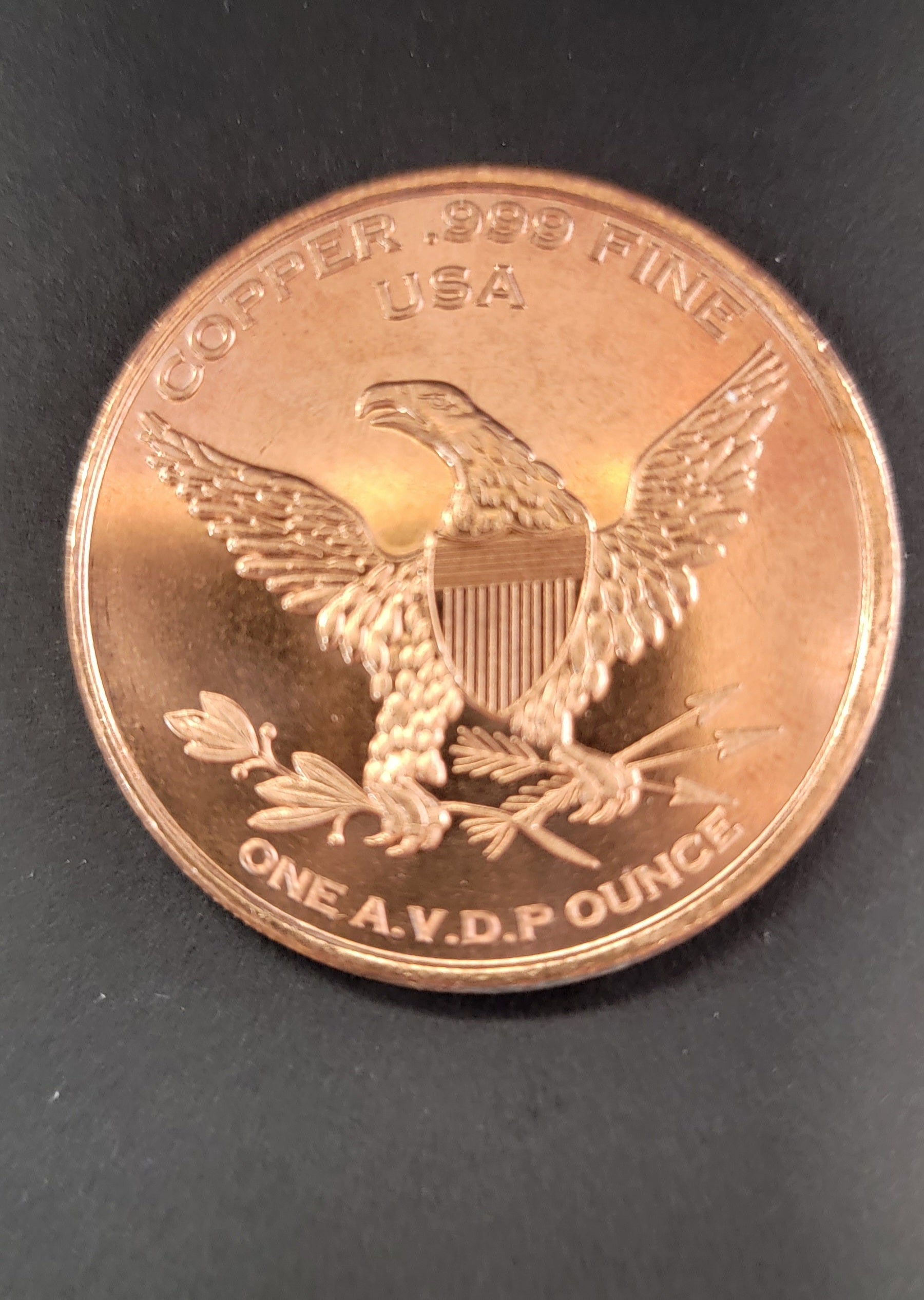 Copper Coin USS Missouri * Big Mo* .999 copper