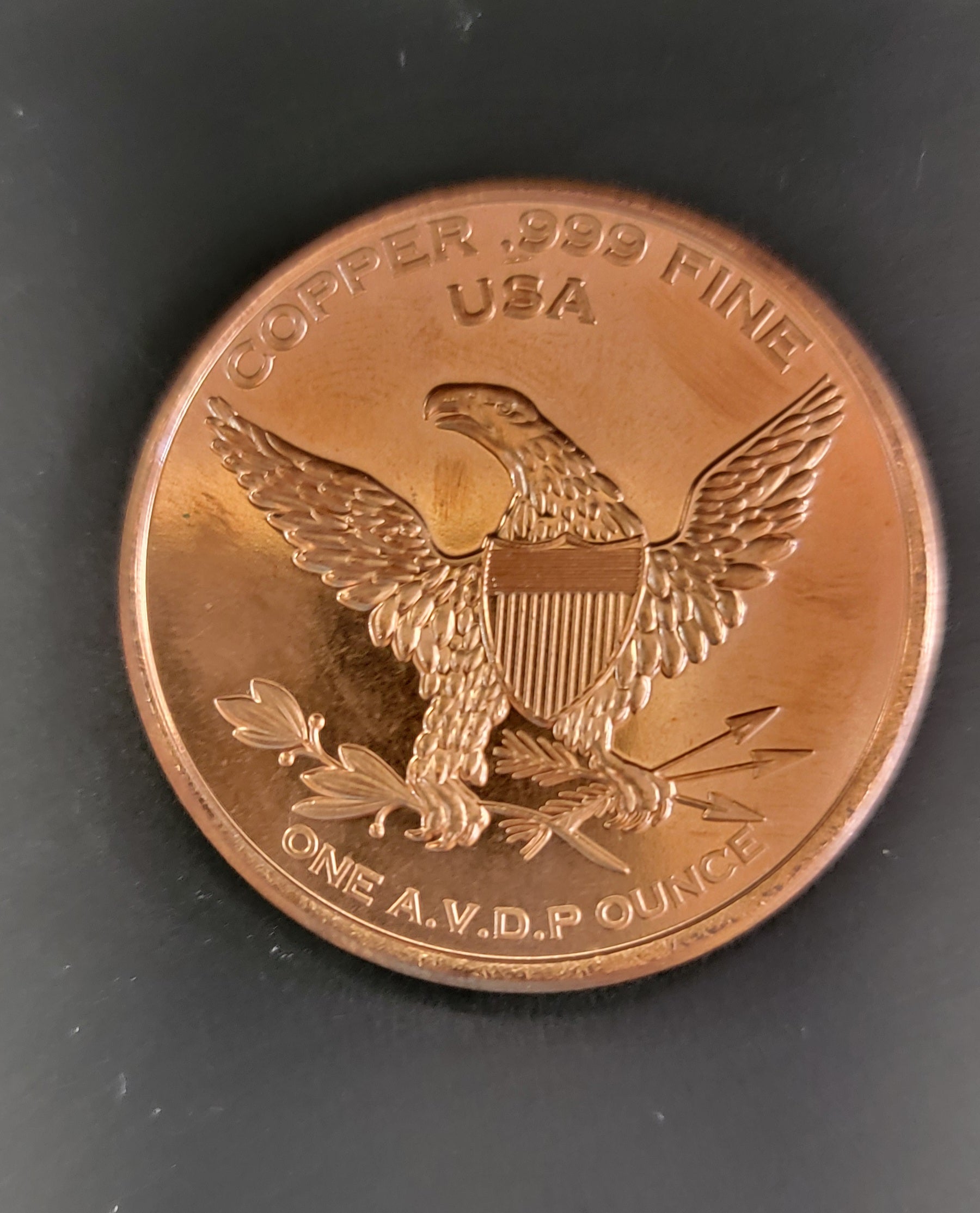Copper Coin Patriotism .999 copper