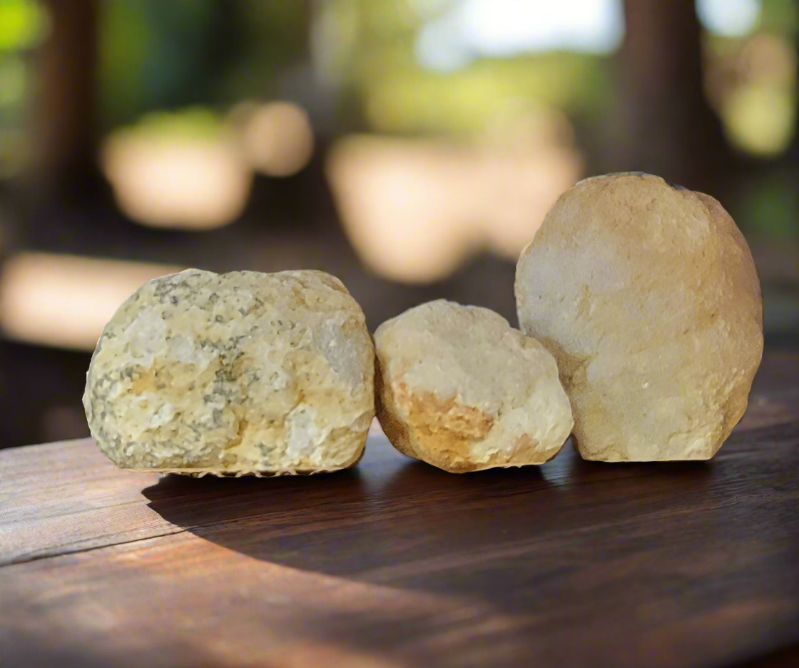 3 piece geode set