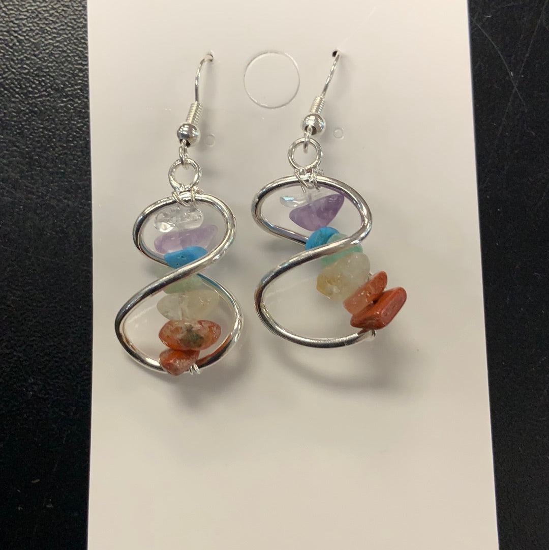 Infinity Chakra Earrings