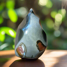 The Desert Jasper Flame is a large, flame-shaped crystal made of Jasper. With its natural beauty and unique shape, it makes a stunning addition to any crystal collection. Jasper is believed to promote tranquility and stability, making this crystal not only beautiful but potentially beneficial for the user.