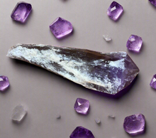 Experience the power of Amethyst with our 1Lb 8.3Oz Amethyst Point Gemstone! This large and beautiful crystal is not only a stunning addition to your collection, but also a powerful tool for spiritual healing and growth. Let its deep purple hue inspire and guide you in your journey.
