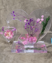 Resin Heart Large 7 inches tall 8 inches wide.  Hanfmade my SB