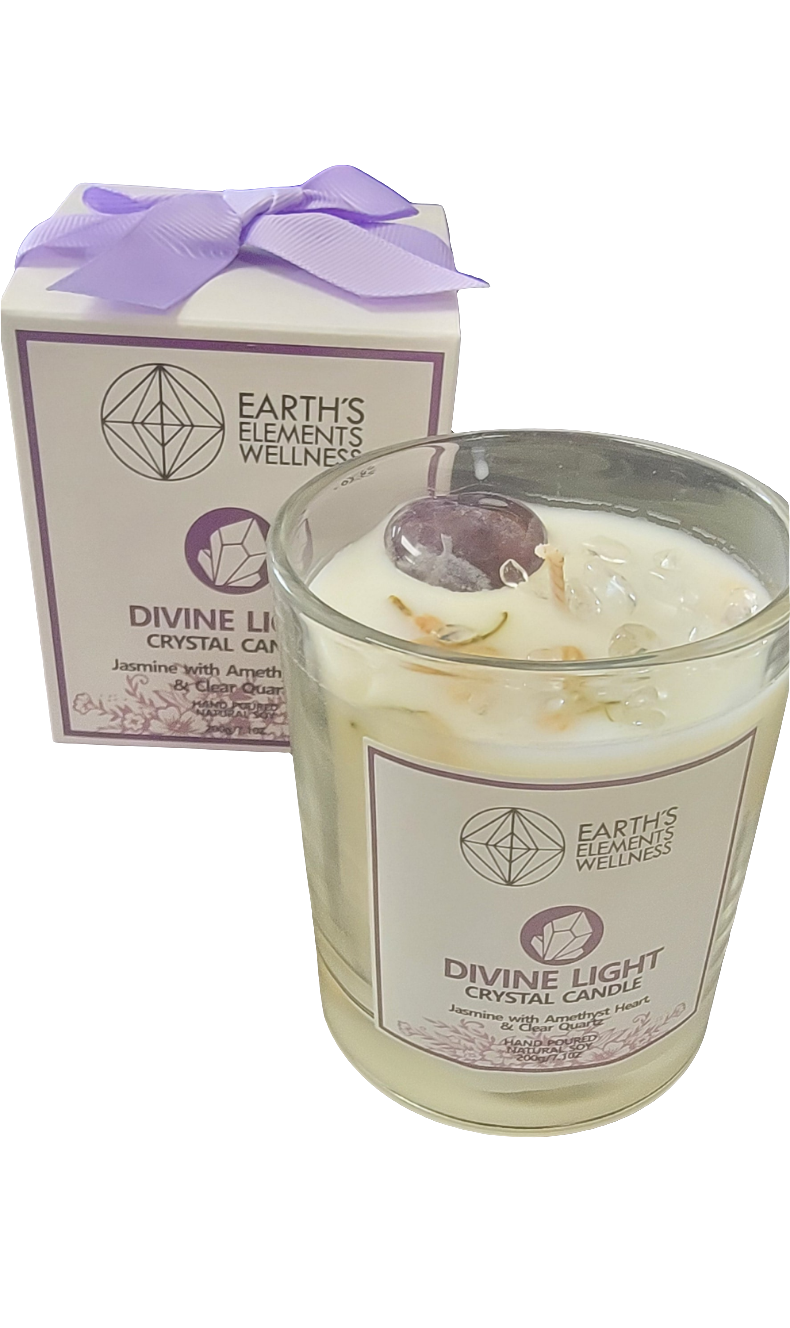 Devine Light  Crystal Candle