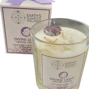 Devine Light  Crystal Candle