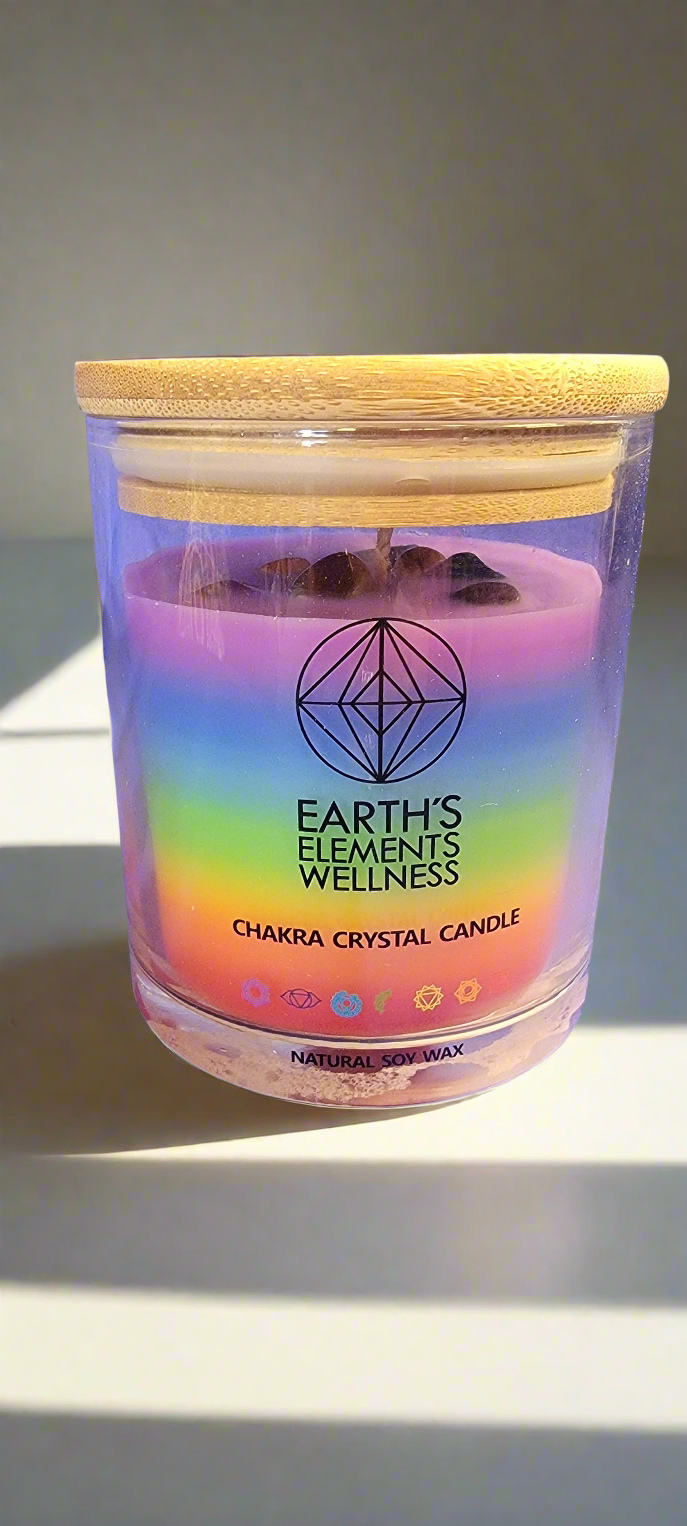 Chakra Crystal Candle