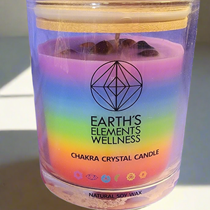 Chakra Crystal Candle