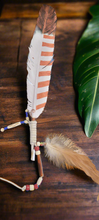 Expertly crafted by artist Cathy Saxton, these distinctive hand painted feathers are a one-of-a-kind addition to any collection. Each piece is uniquely designed and painted, making it a beautiful and artistic statement piece for any home or office. Bring a touch of nature and creativity to your space with these stunning hand painted feathers.