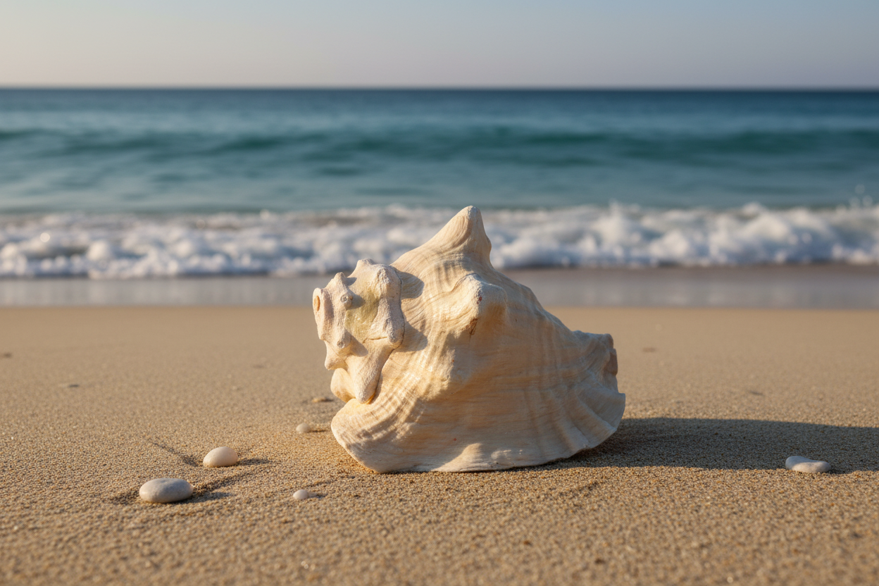 Pink Conch Horn Shell For Craft Or Home Decor