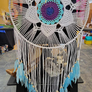 Flower Dream Catcher large