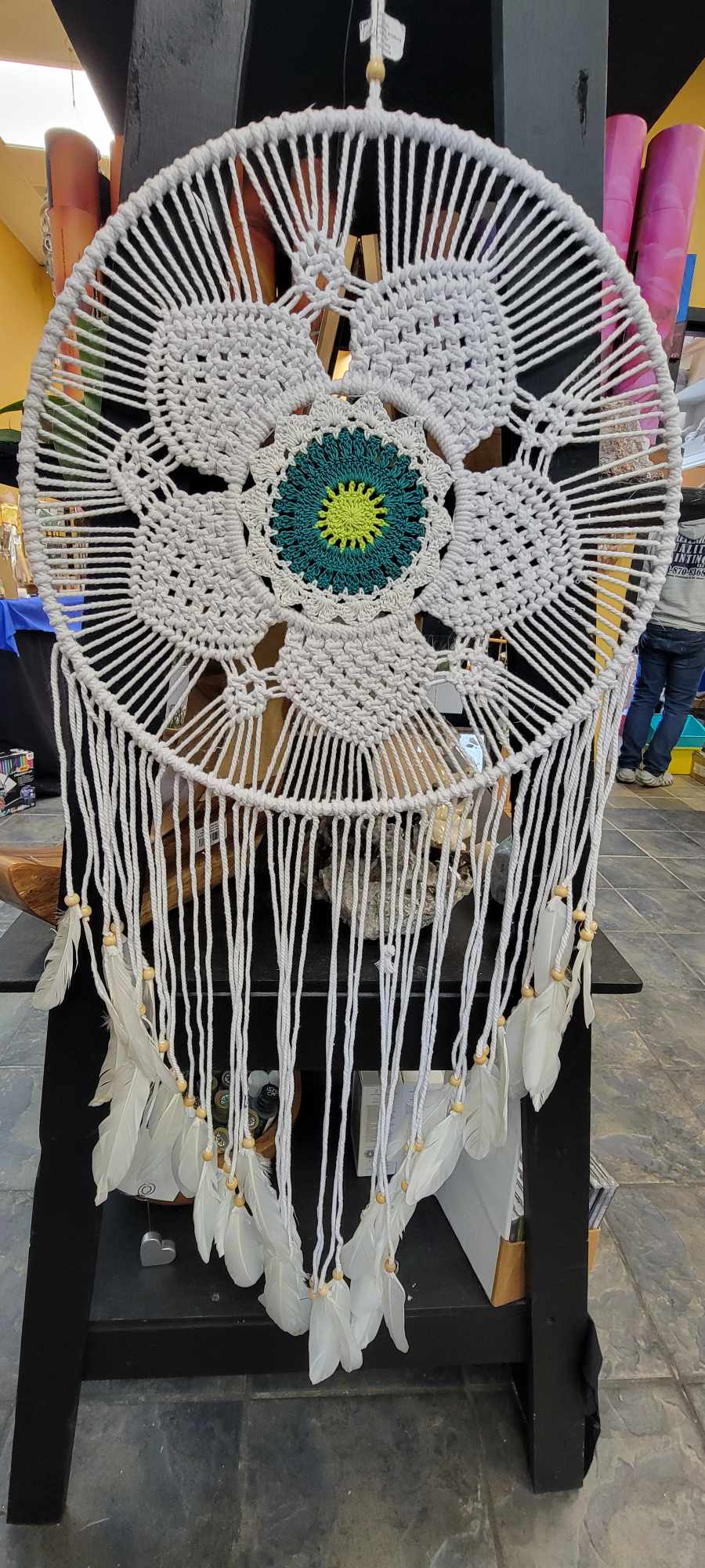 Flower Dream Catcher large