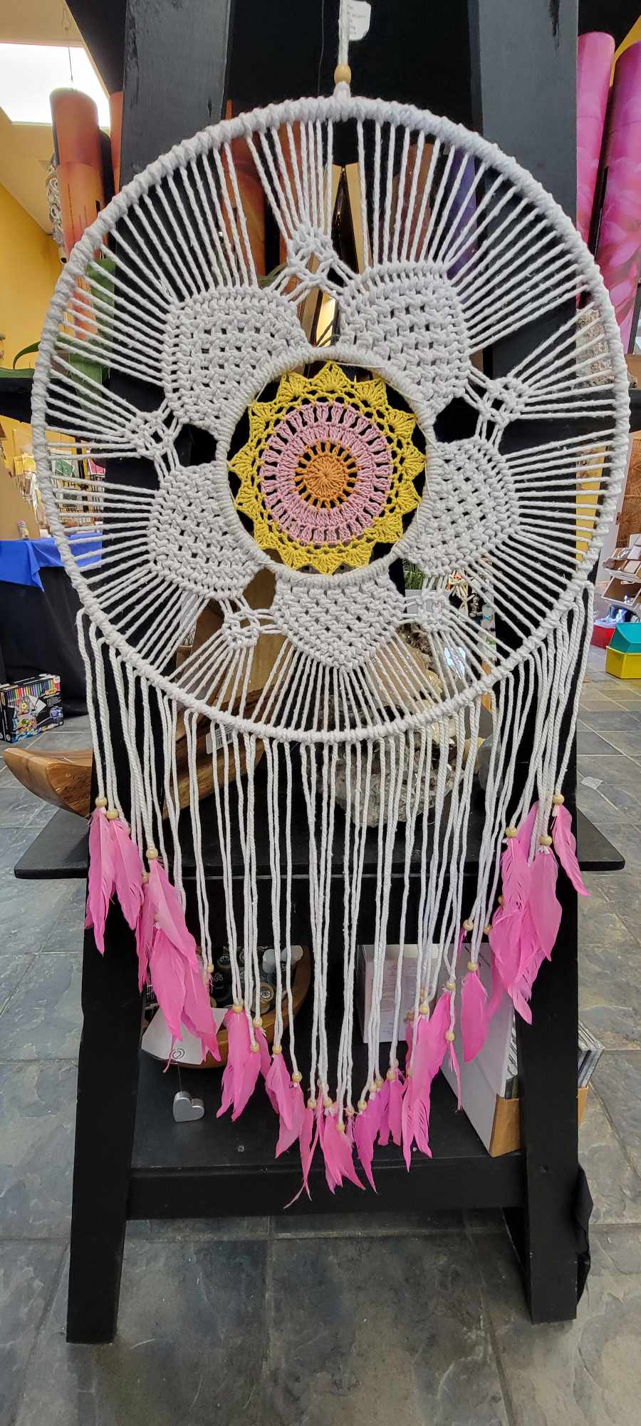 Flower Dream Catcher large
