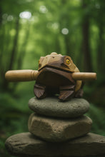 Percussion Frog with stick