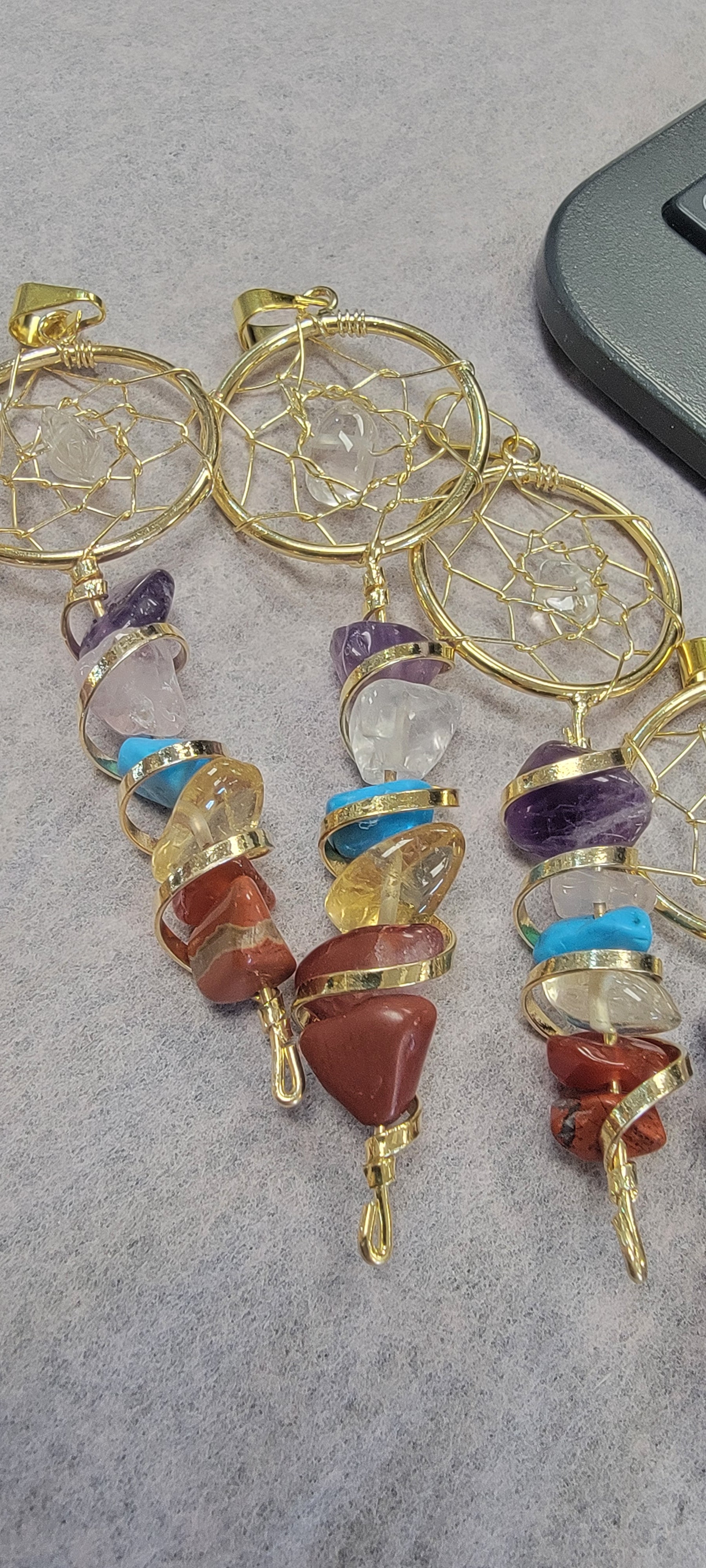 Chakra Dream Catcher Pendent