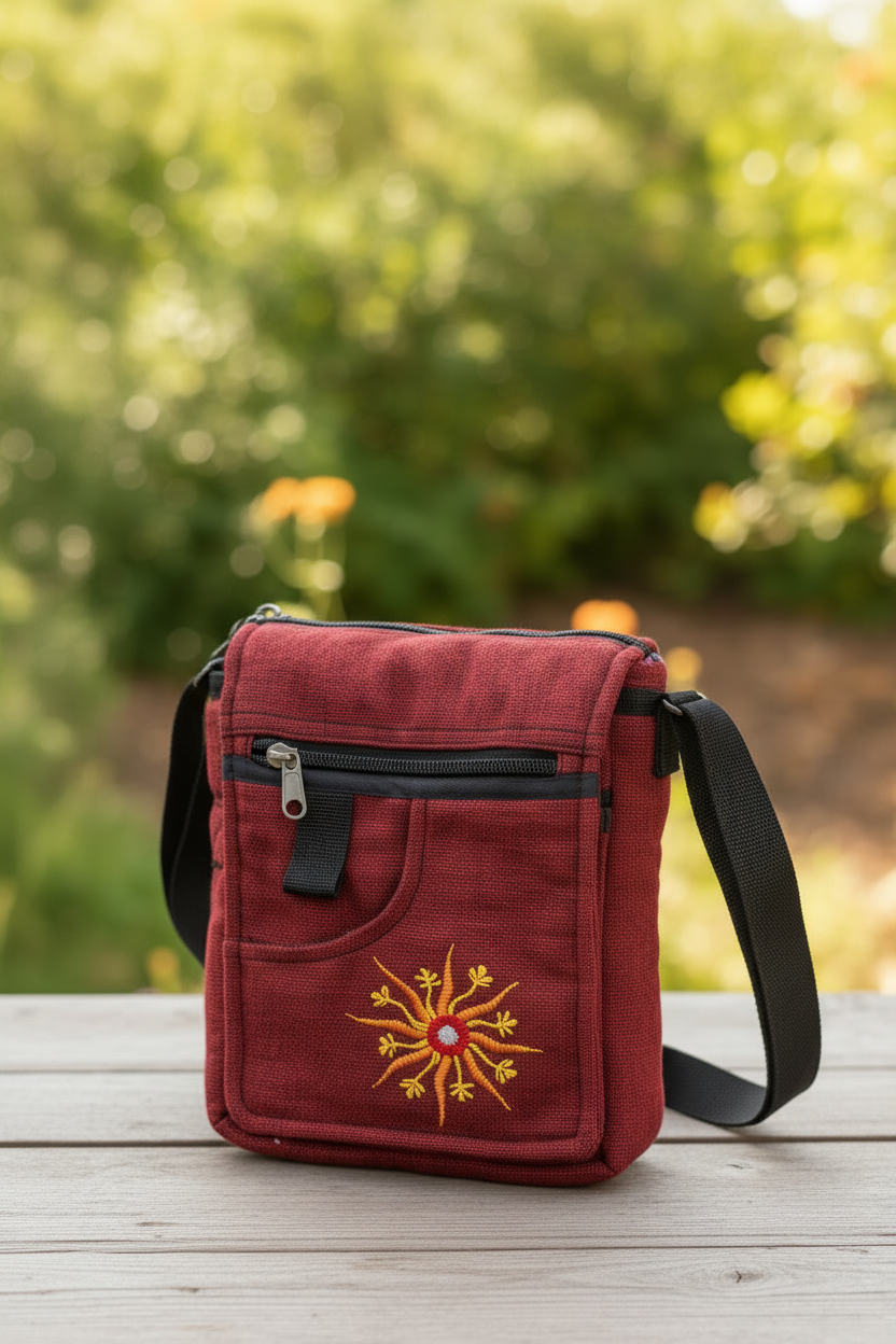 Passport Bag Burgundy