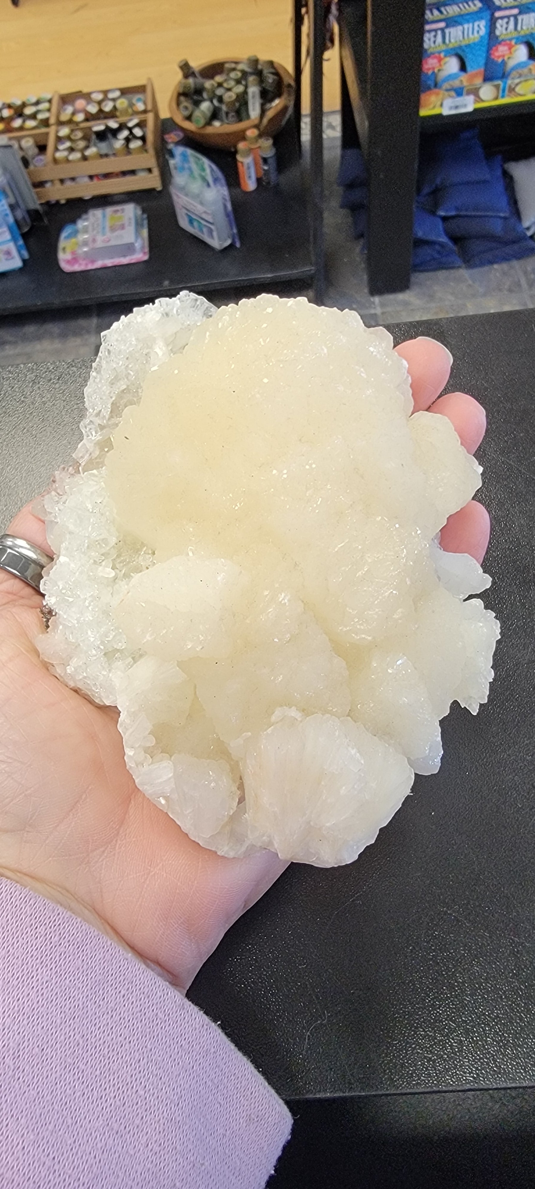 Discover the healing benefits of our Calcite Crystal Specimen. This unique crystal specimen is known for its powerful healing properties and is perfect for those seeking a natural approach to wellness. With its vibrant and natural energy, it will make a beautiful addition to any collection.