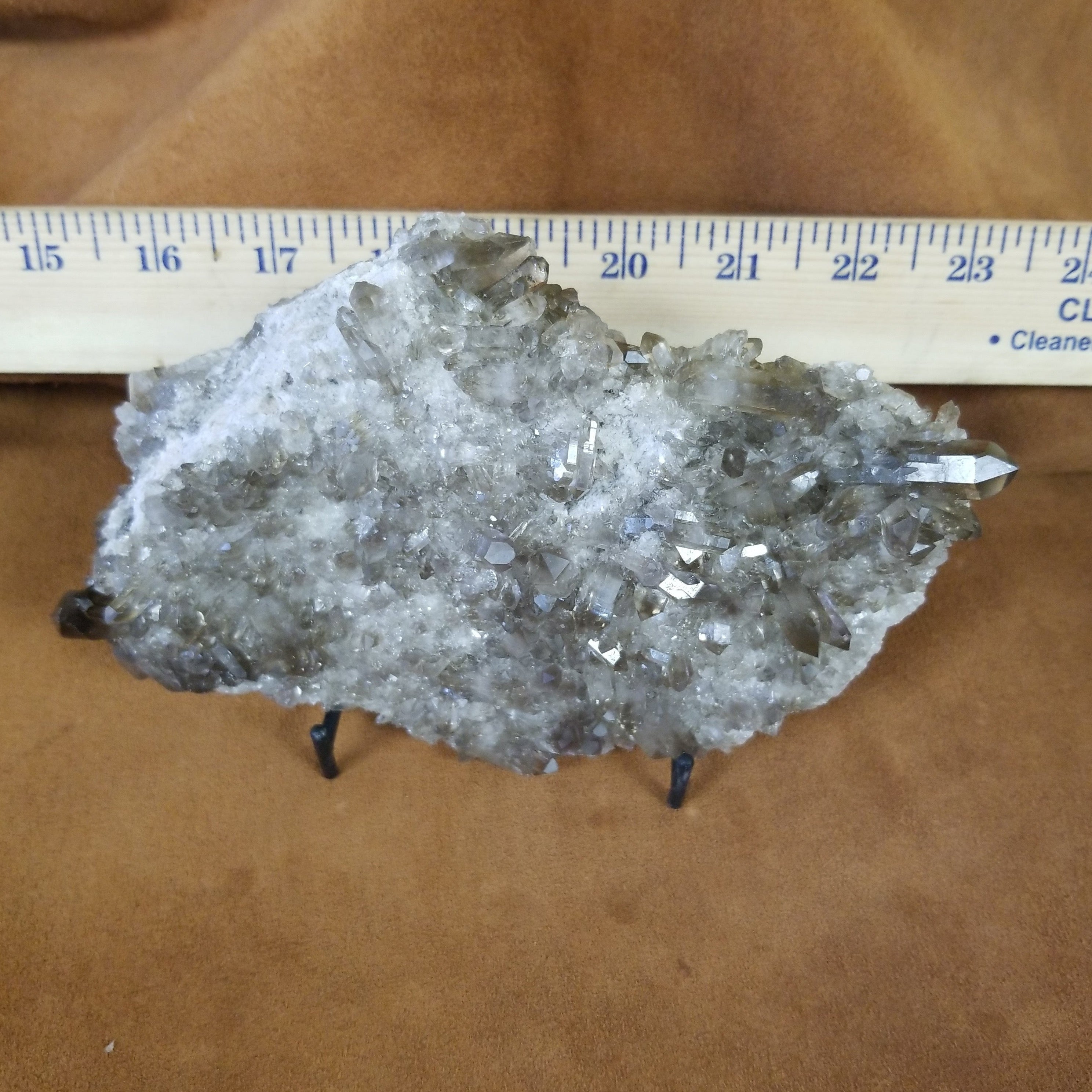 Smokey Quartz Cluster 7 with stand