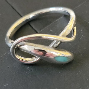 Snake Turq. Ring size 8