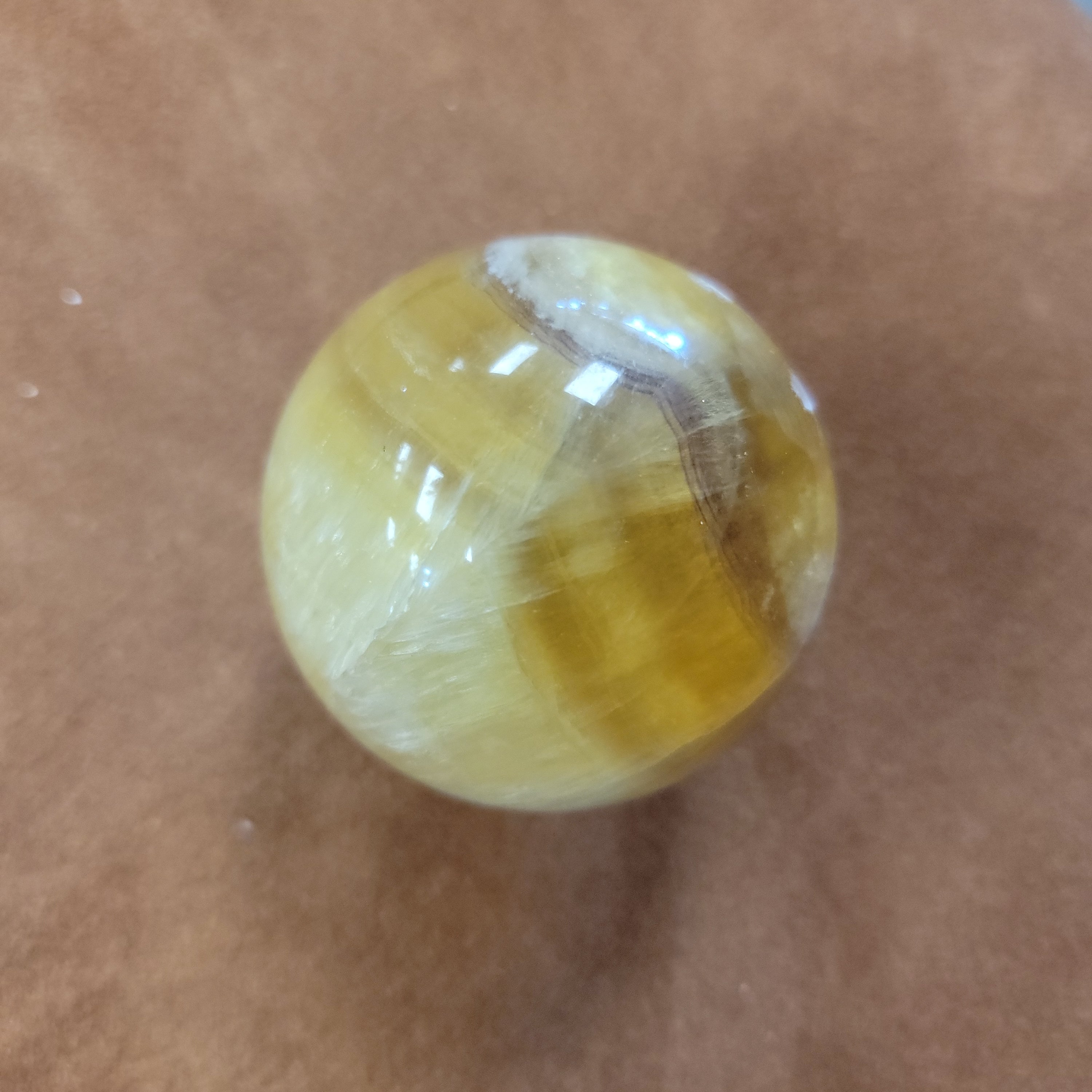 Fluorite Sphere Yellow