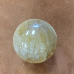 Yellow Fluorite Sphere