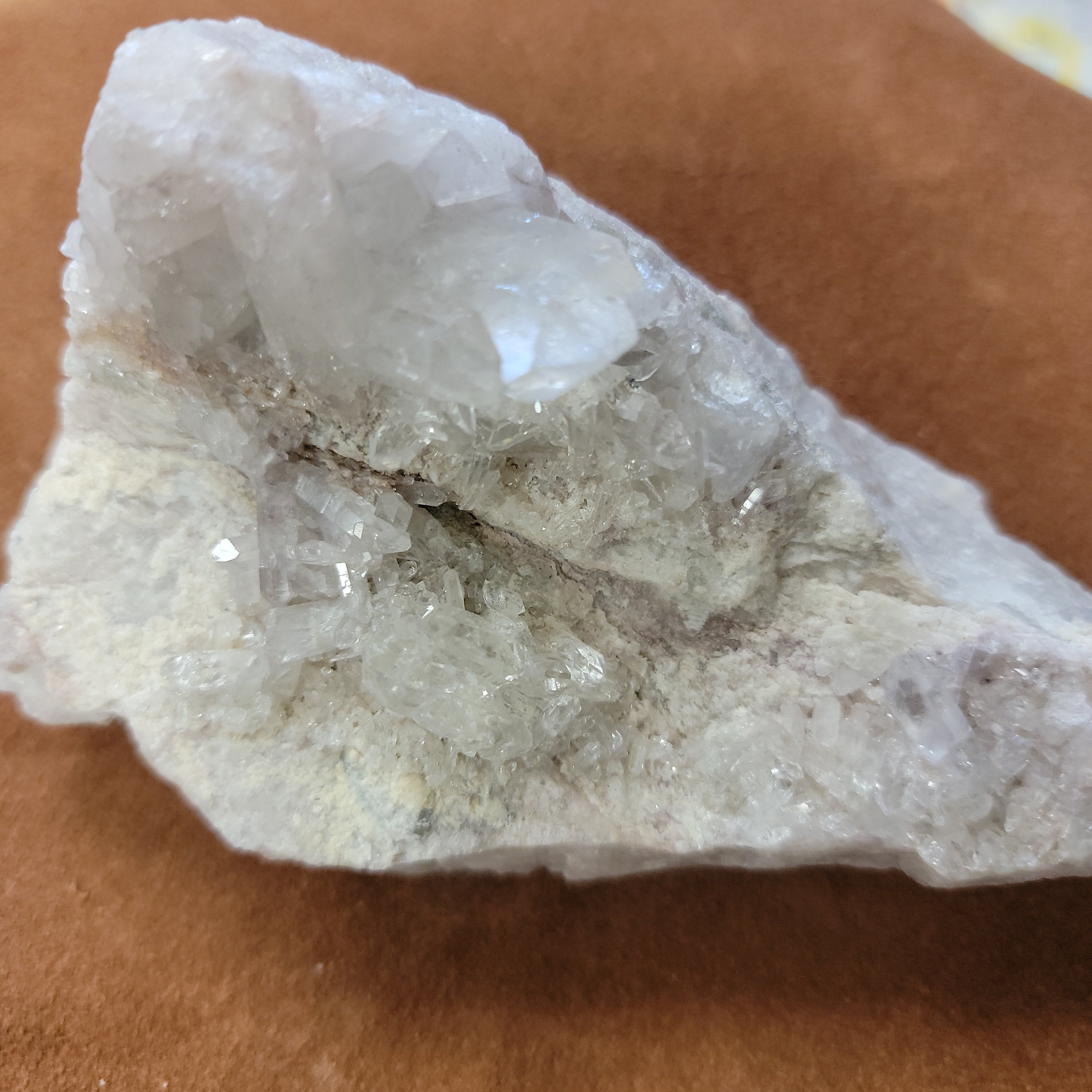 Quartz in stone