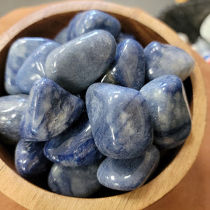 
Enhance your well-being with our Blue Quartz Tumbled stones. These beautiful tumbled quartz crystals are known for their healing properties and can help promote calming and clarity. Perfect for meditation or carrying with you throughout the day. Order now and experience the benefits of Blue Quartz! These are large pieces sold 1 at at time