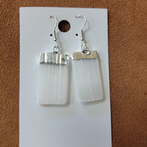 Selenite Earrings