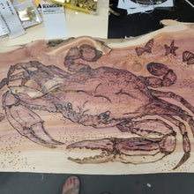 Woodburning Crab