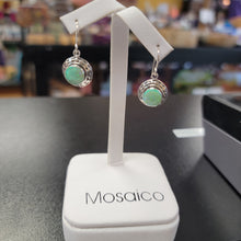 Sterling Silver Opal Earrings