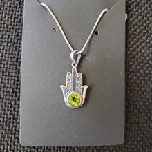 Hamsa Necklace Sterling Silver
