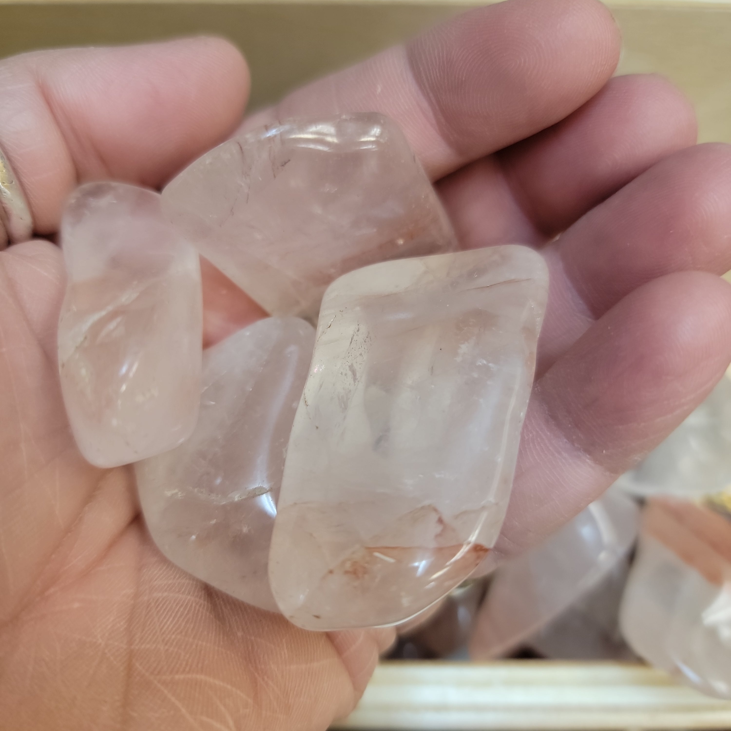 Tumbled Fire Quartz Med