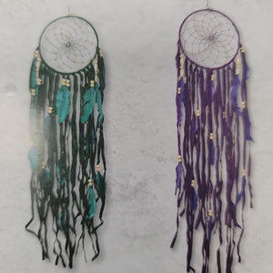 Web Catcher with Wood Beads