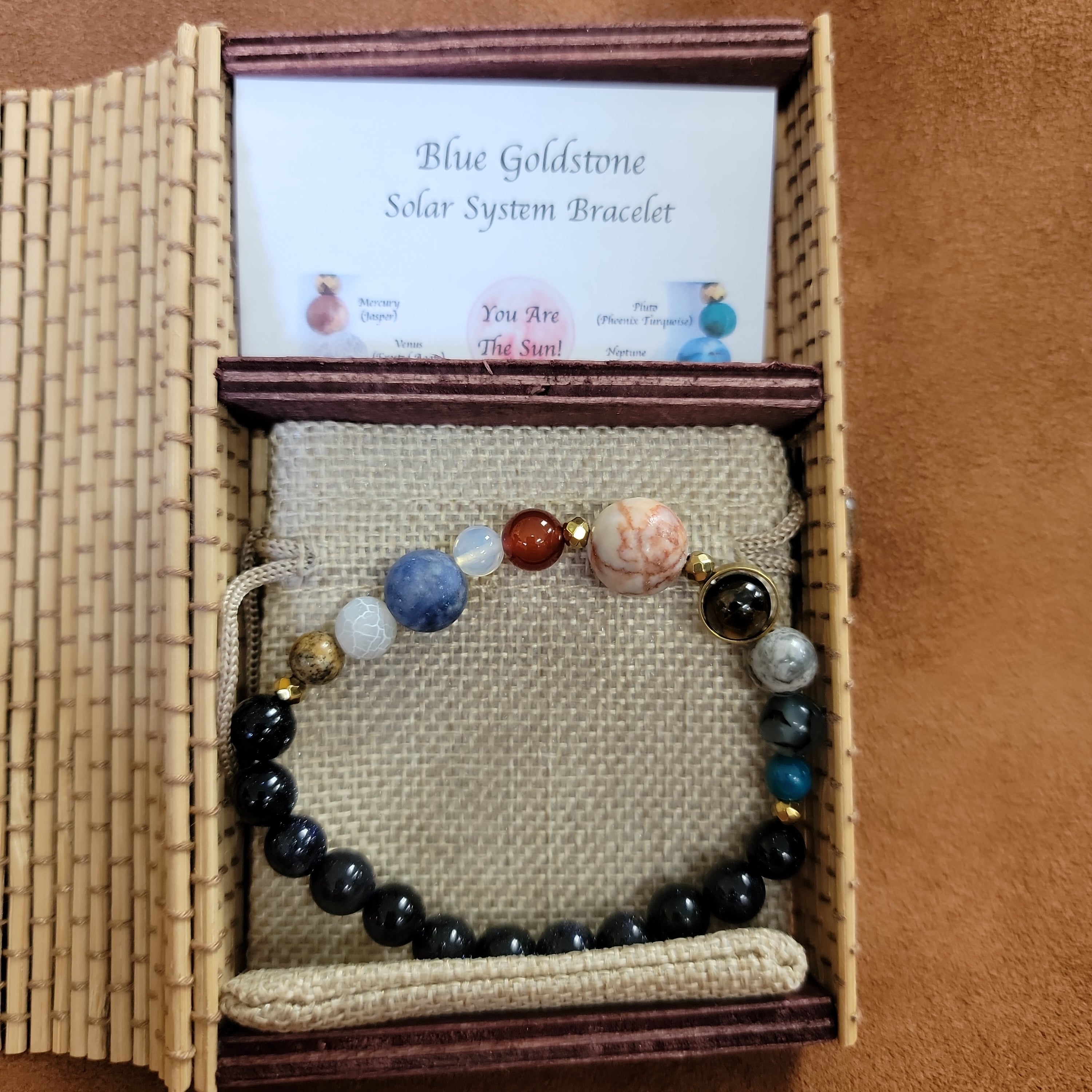 Solar System Bracelet with case